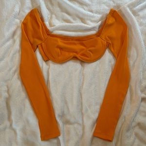 Orange top from Princess Polly size 2